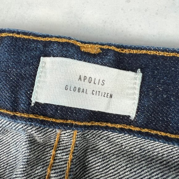 Apolis Global Citizen Red Line Selvedge Jeans Men's 30x33* Straight Denim Tag 30 - Picture 7 of 16